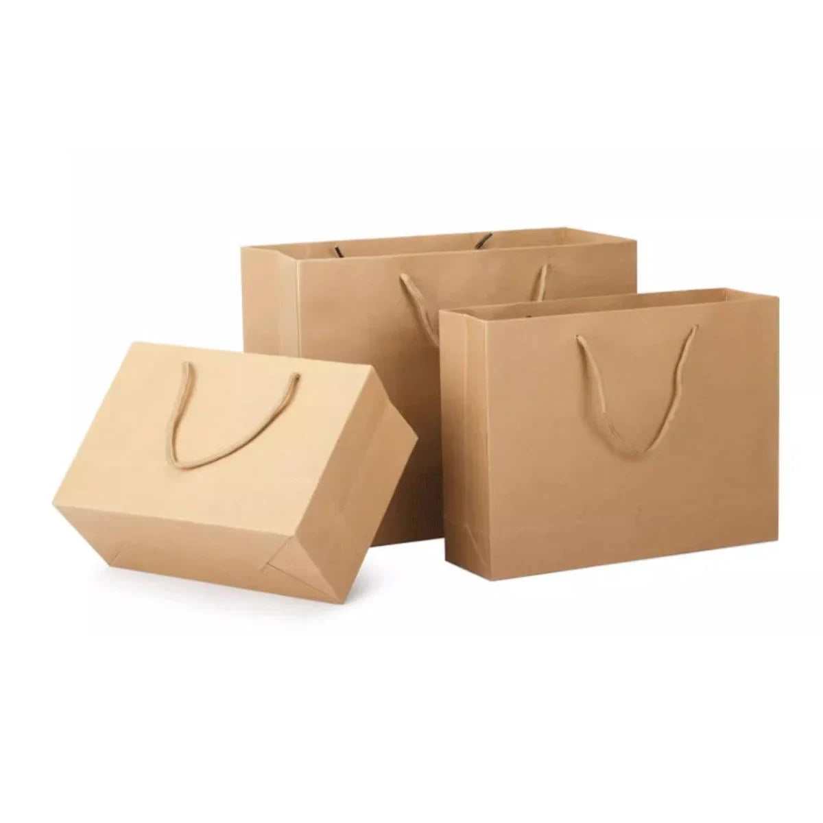 Paper Gift Bags Kraft Handbag 25PCS