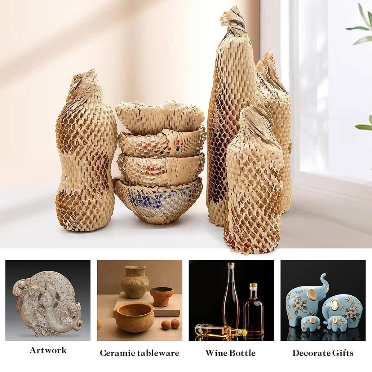 Honeycomb Kraft Paper Roll Shockproof Cushioning 1Roll