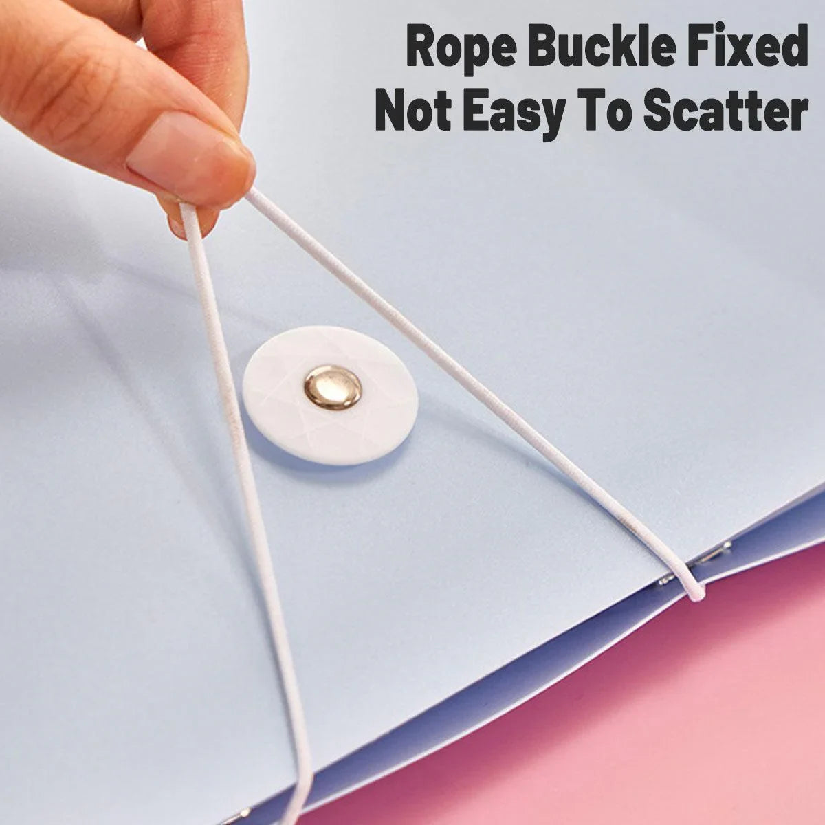 A4 Folder Transparent Multi Layer Document Bag 5PCS