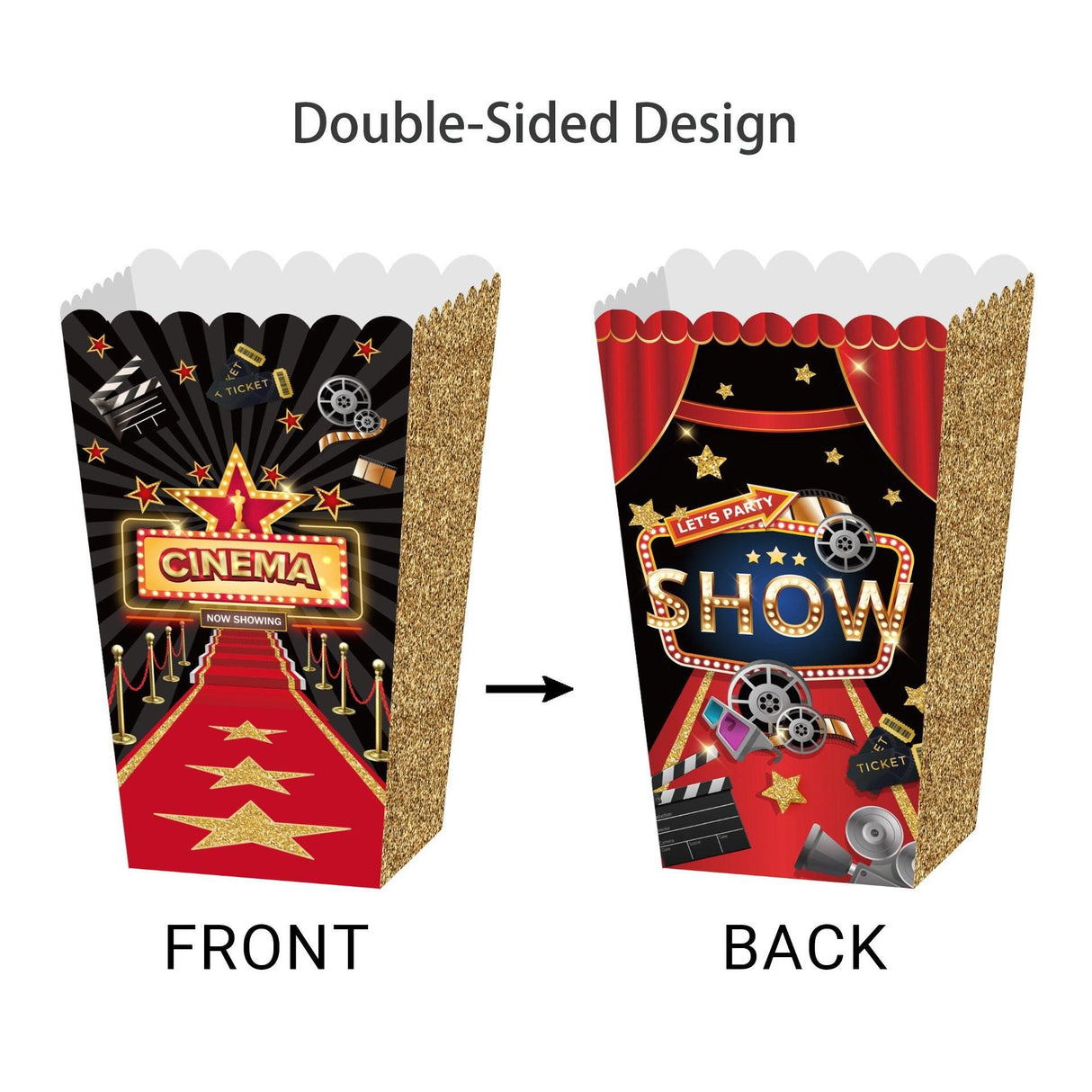  Upgrade your movie night experience with our Popcorn Box Set.