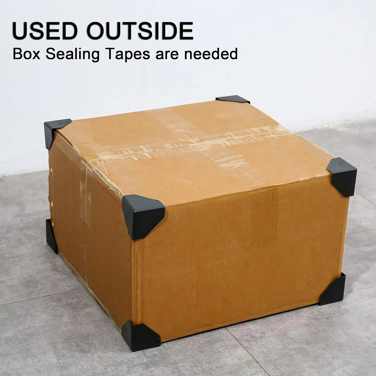 200pcs Plastic Corner Protectors for Carton Box Edges