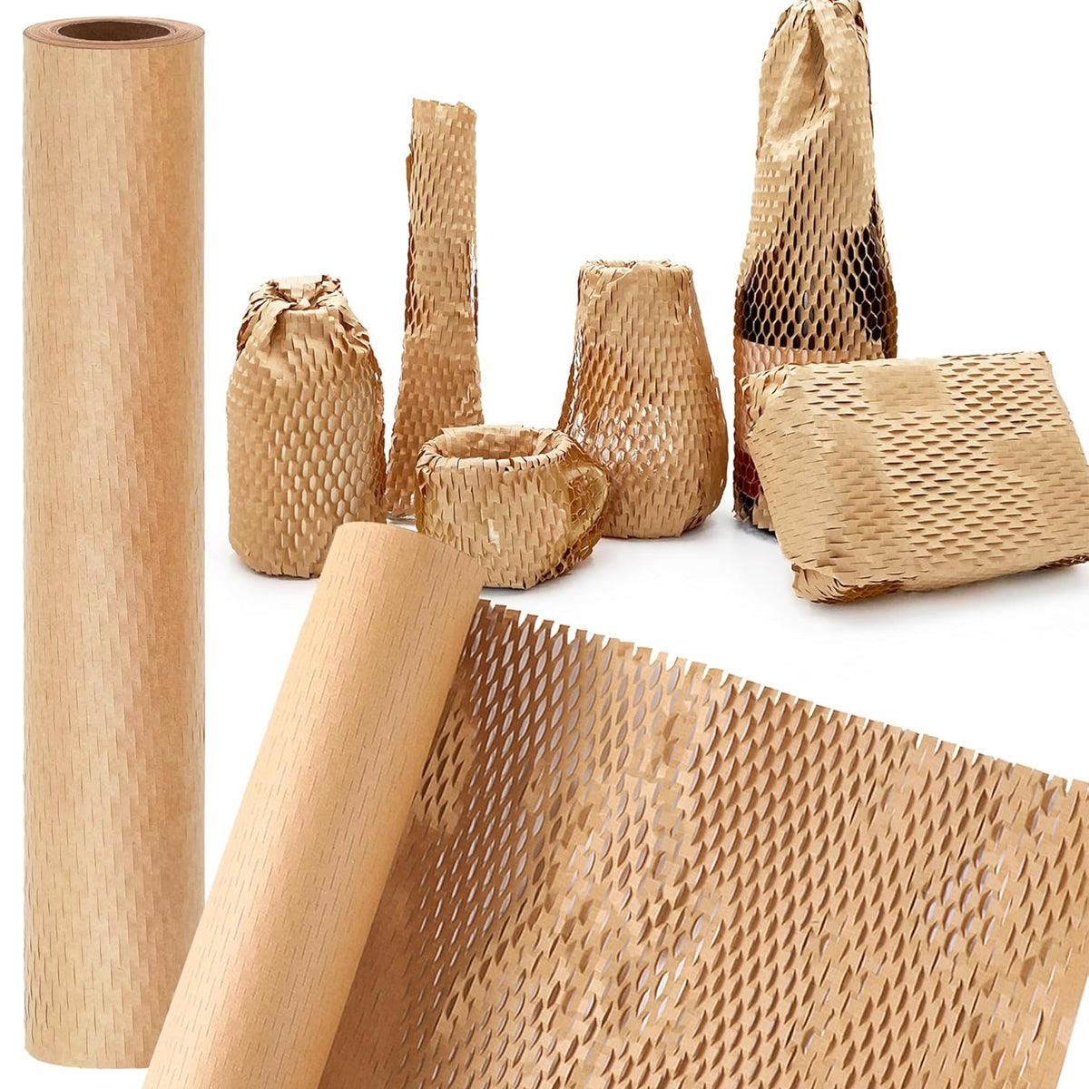 Honeycomb Kraft Paper Roll Shockproof Cushioning 1Roll