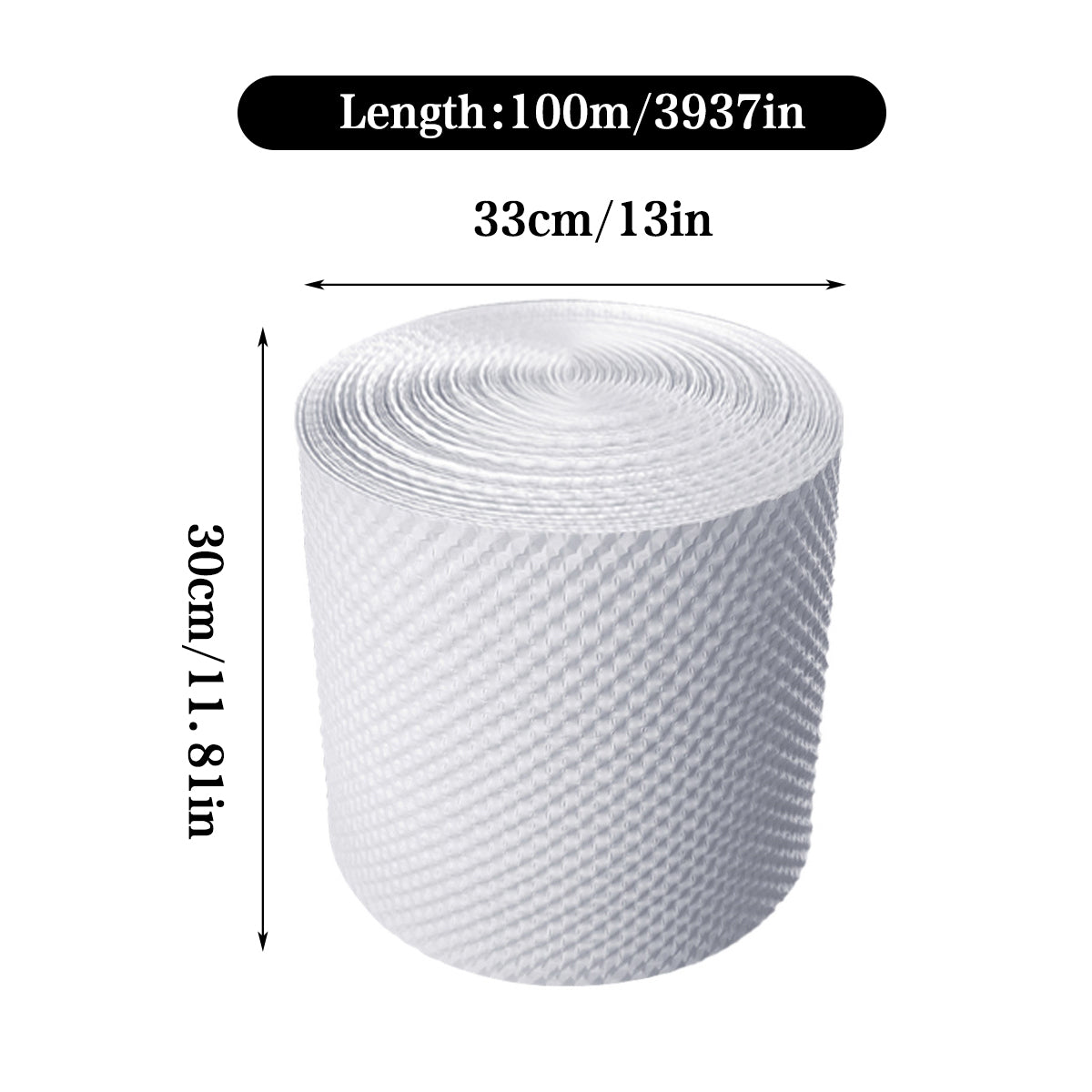 White Kraft Paper Roll Degradable Bubble Wrap Packaging