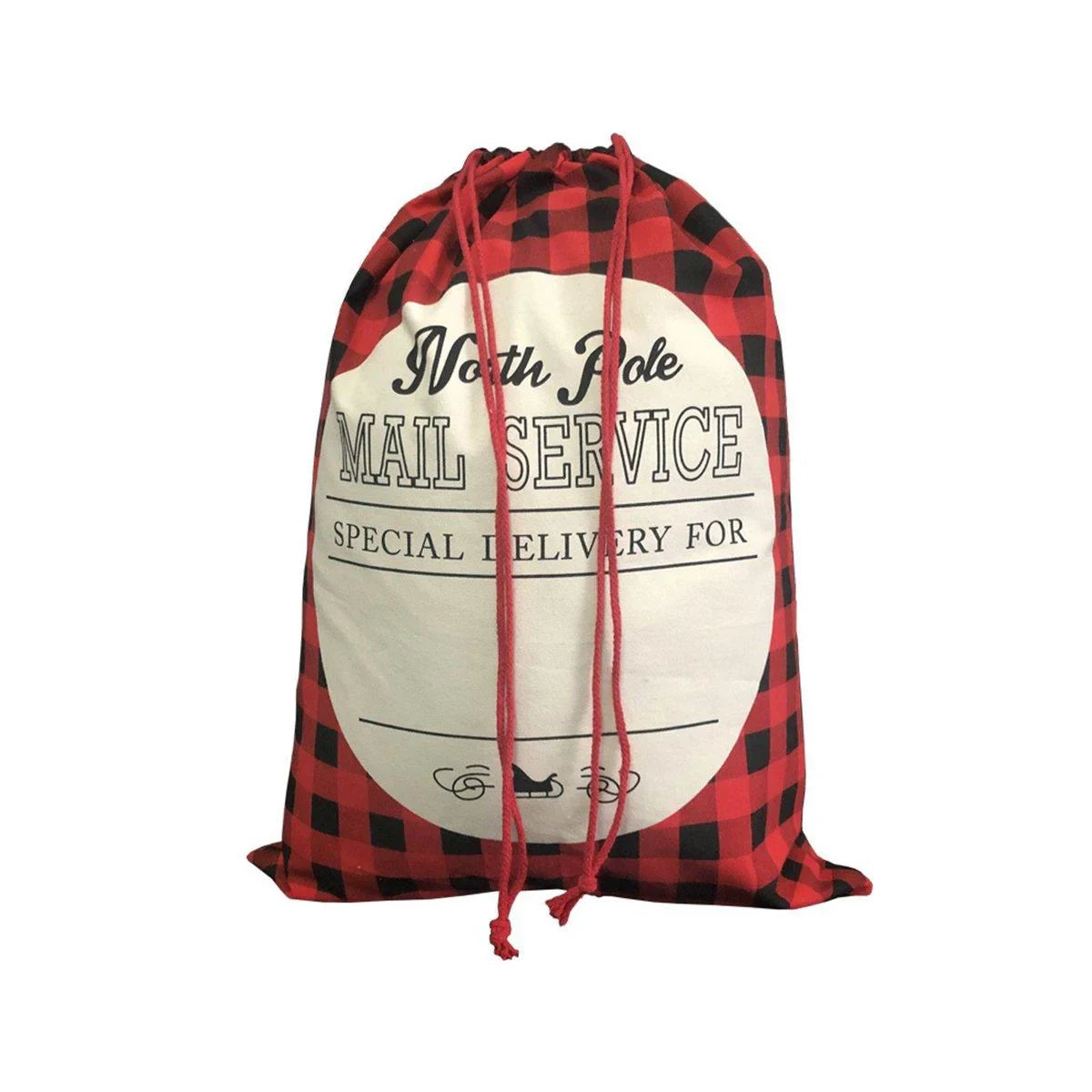 Add a rustic touch to your holiday celebrations with this charming Plaid Christmas Gift Bag.