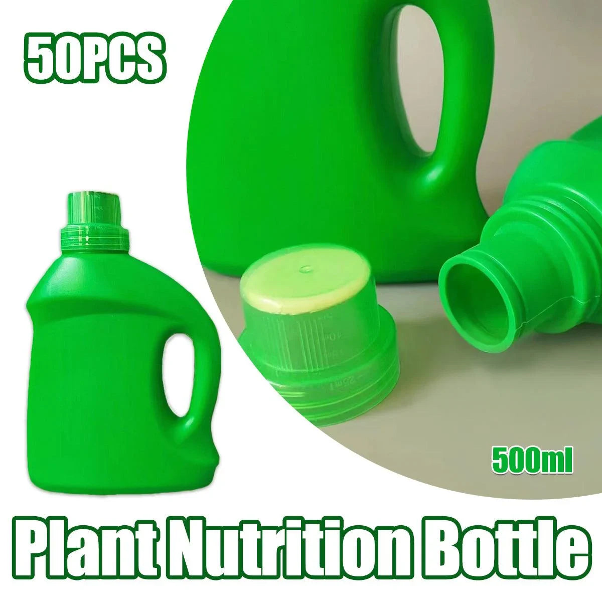 500ml HDPE Plastic Bottle – Durable & Leak-Proof Storage Solution