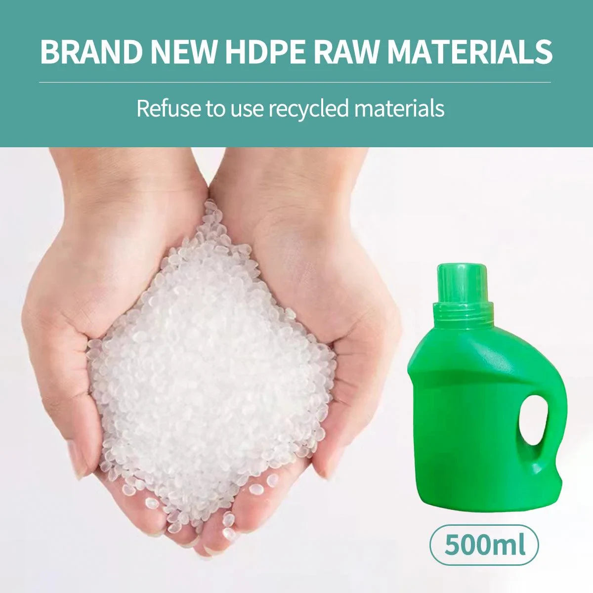 500ml HDPE Plastic Bottle – Durable & Leak-Proof Storage Solution