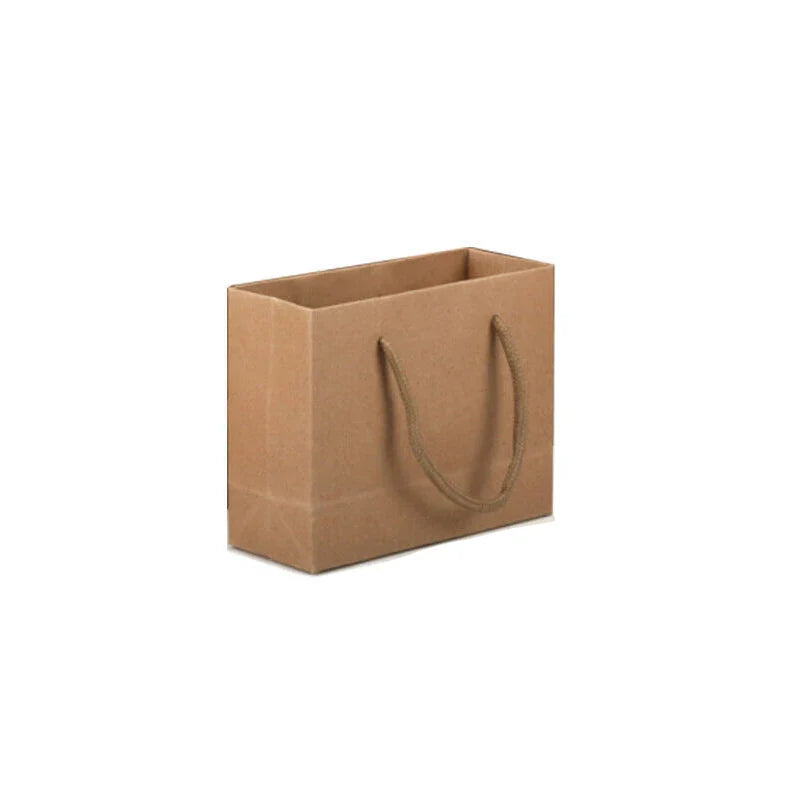 Kraft Paper Bags with Handles 50PCS 6Sizes