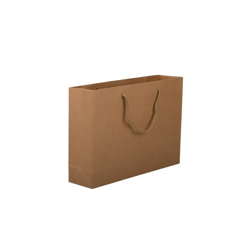 Kraft Paper Bags with Handles 50PCS 6Sizes