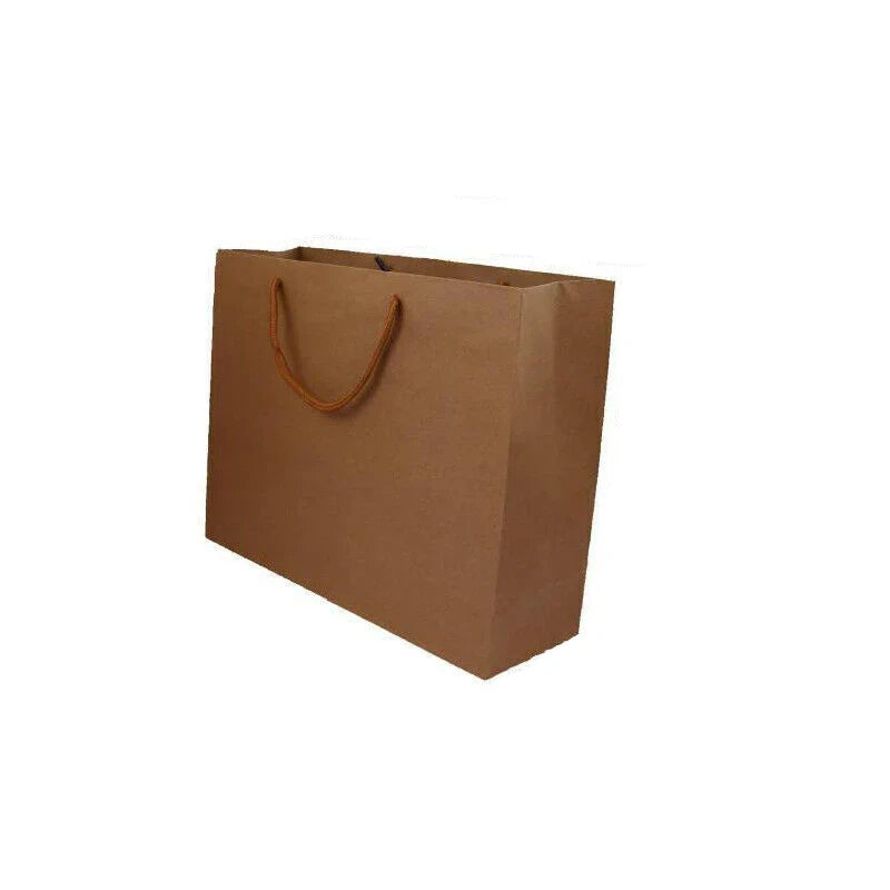 Kraft Paper Bags with Handles 50PCS 6Sizes