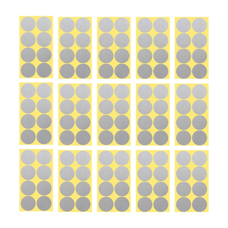 8/13/25/50mm Round Sticker Dots Adhesive Labels Neutral