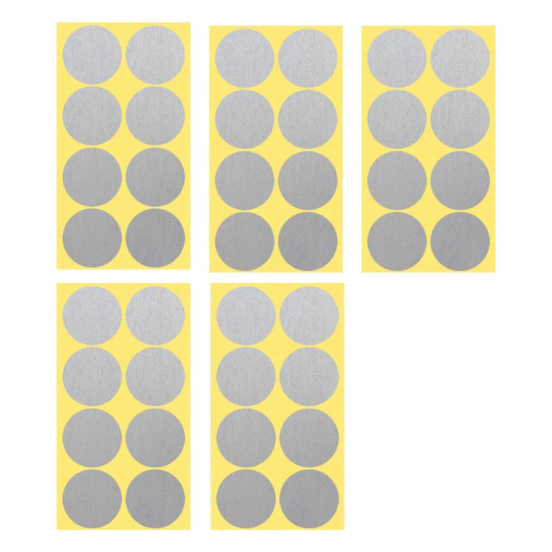 8/13/25/50mm Round Sticker Dots Adhesive Labels Neutral