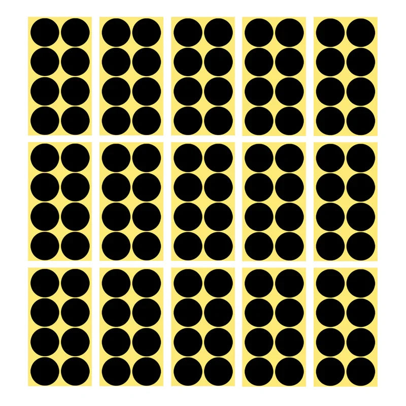 8/13/25/50mm Round Sticker Dots Adhesive Labels Neutral