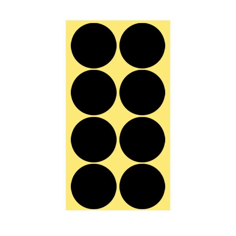8/13/25/50mm Round Sticker Dots Adhesive Labels Neutral