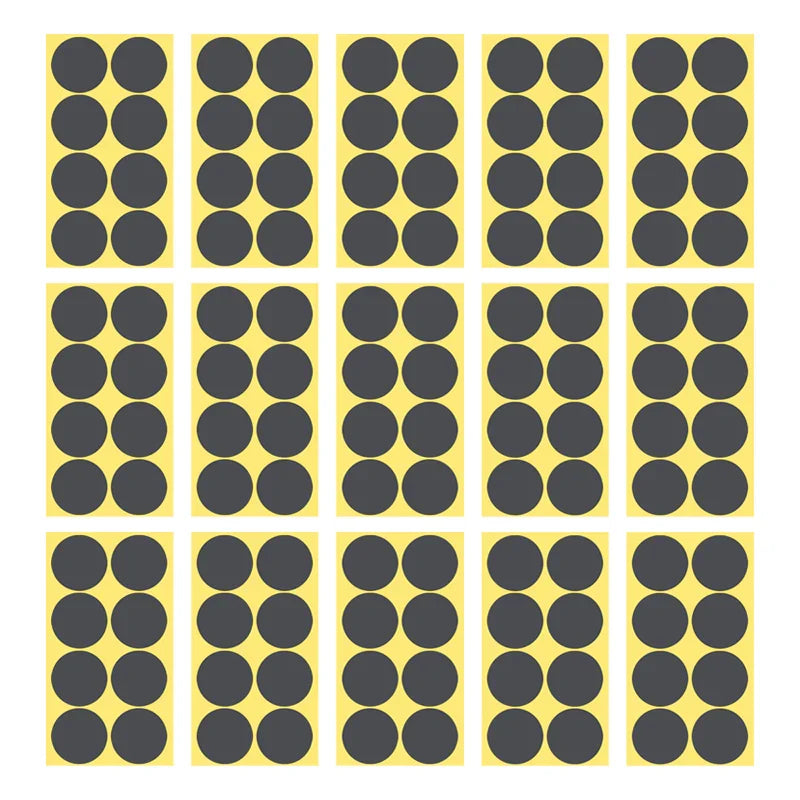 8/13/25/50mm Round Sticker Dots Adhesive Labels Neutral