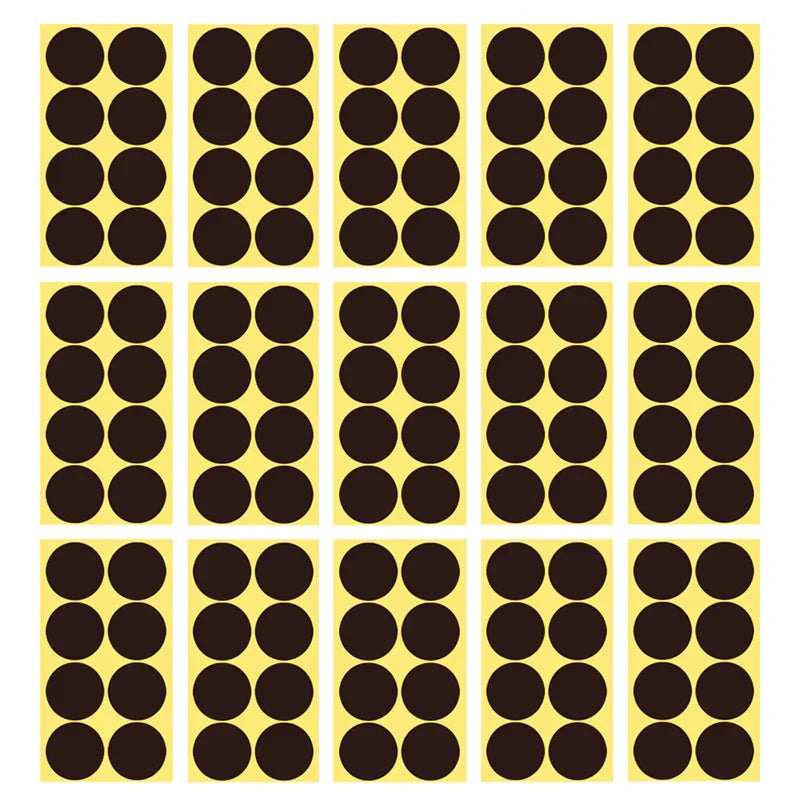 8/13/25/50mm Round Sticker Dots Adhesive Labels Neutral