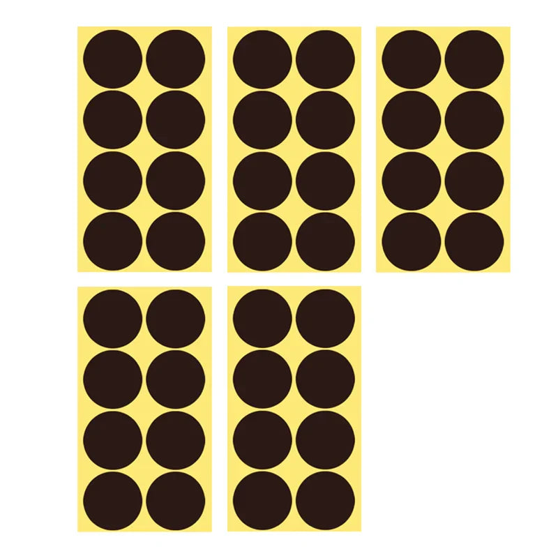 8/13/25/50mm Round Sticker Dots Adhesive Labels Neutral