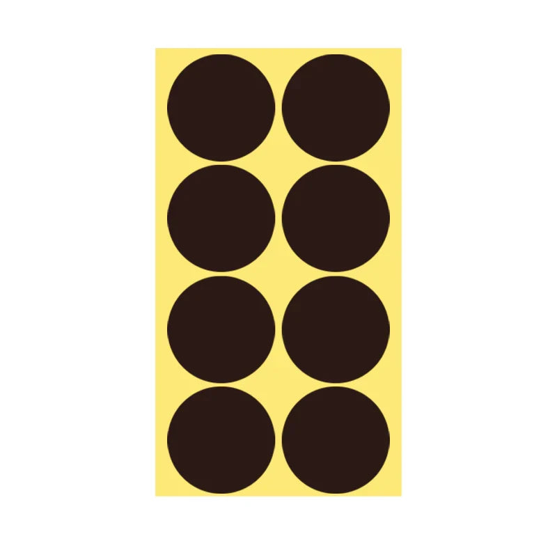 8/13/25/50mm Round Sticker Dots Adhesive Labels Neutral