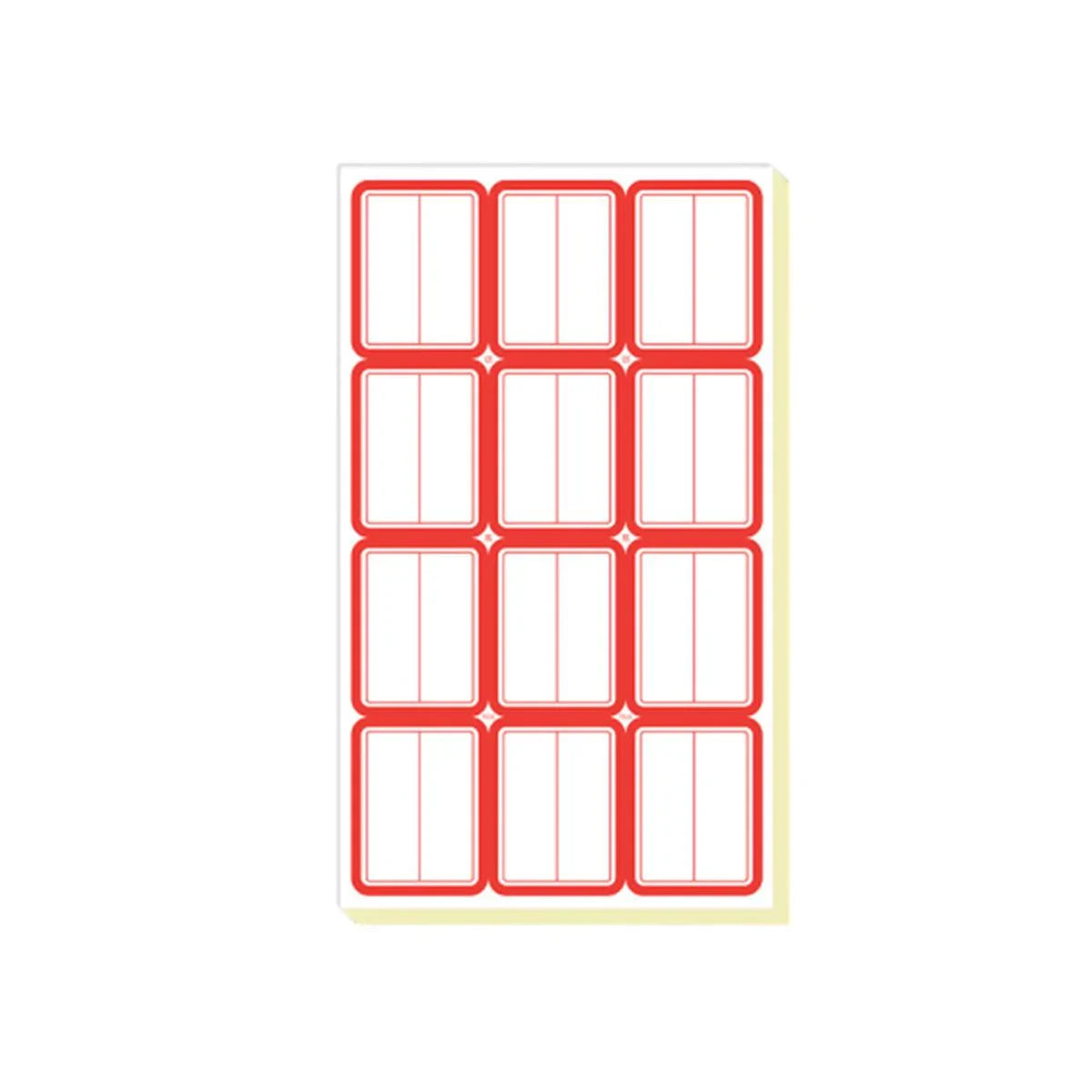 Self Adhesive Blank Labels Tags 100PCS