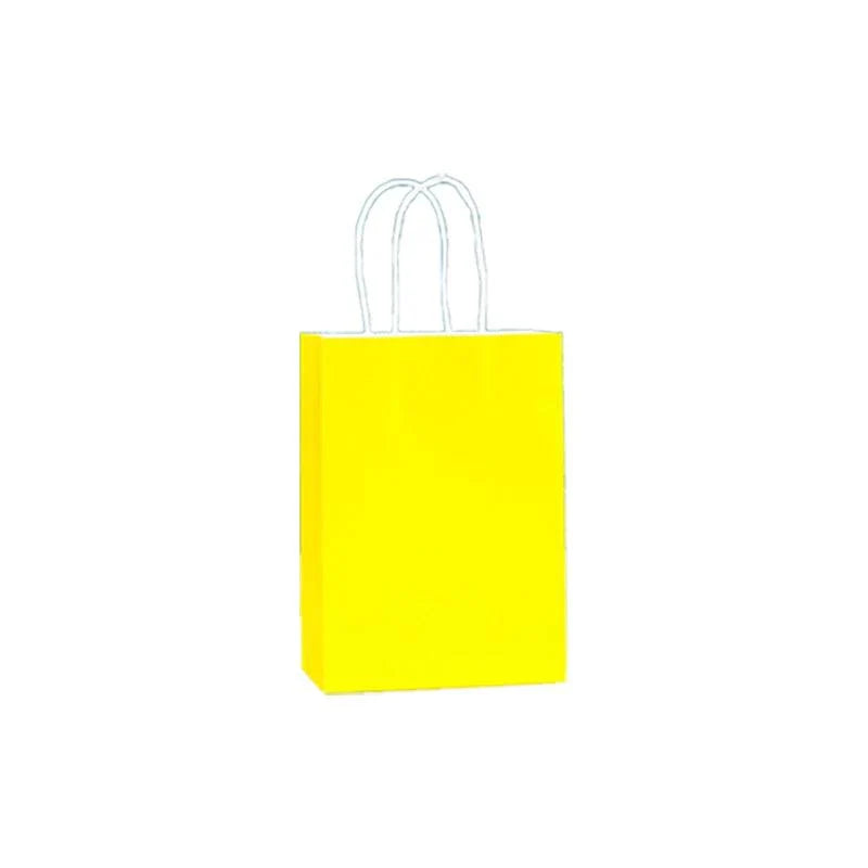 Kraft Carry Shopping Paper Bags 20PCS 12Colours