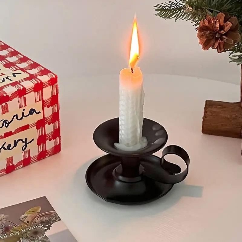 European Iron Candle Holders Decorative Lighting 2PCS