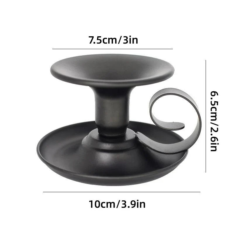 European Iron Candle Holders Decorative Lighting 2PCS