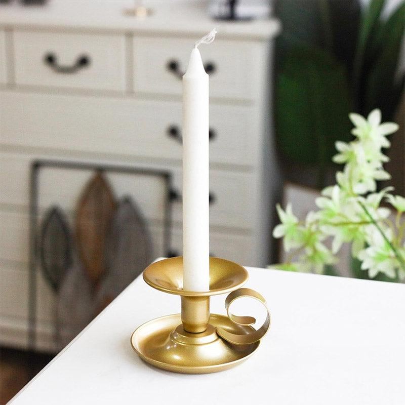 European Iron Candle Holders Decorative Lighting 2PCS