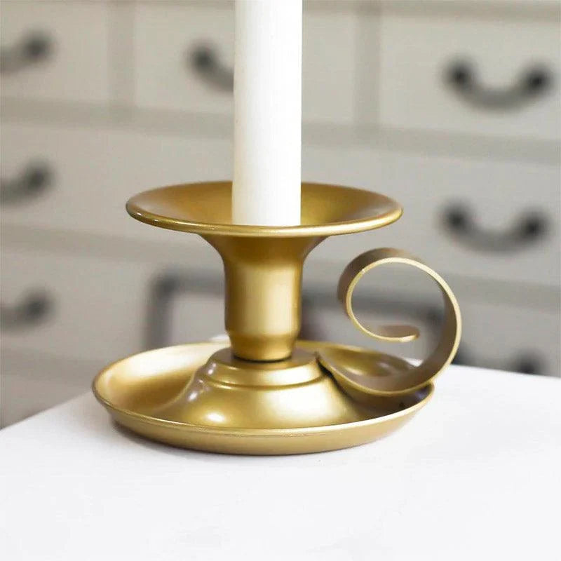 European Iron Candle Holders Decorative Lighting 2PCS