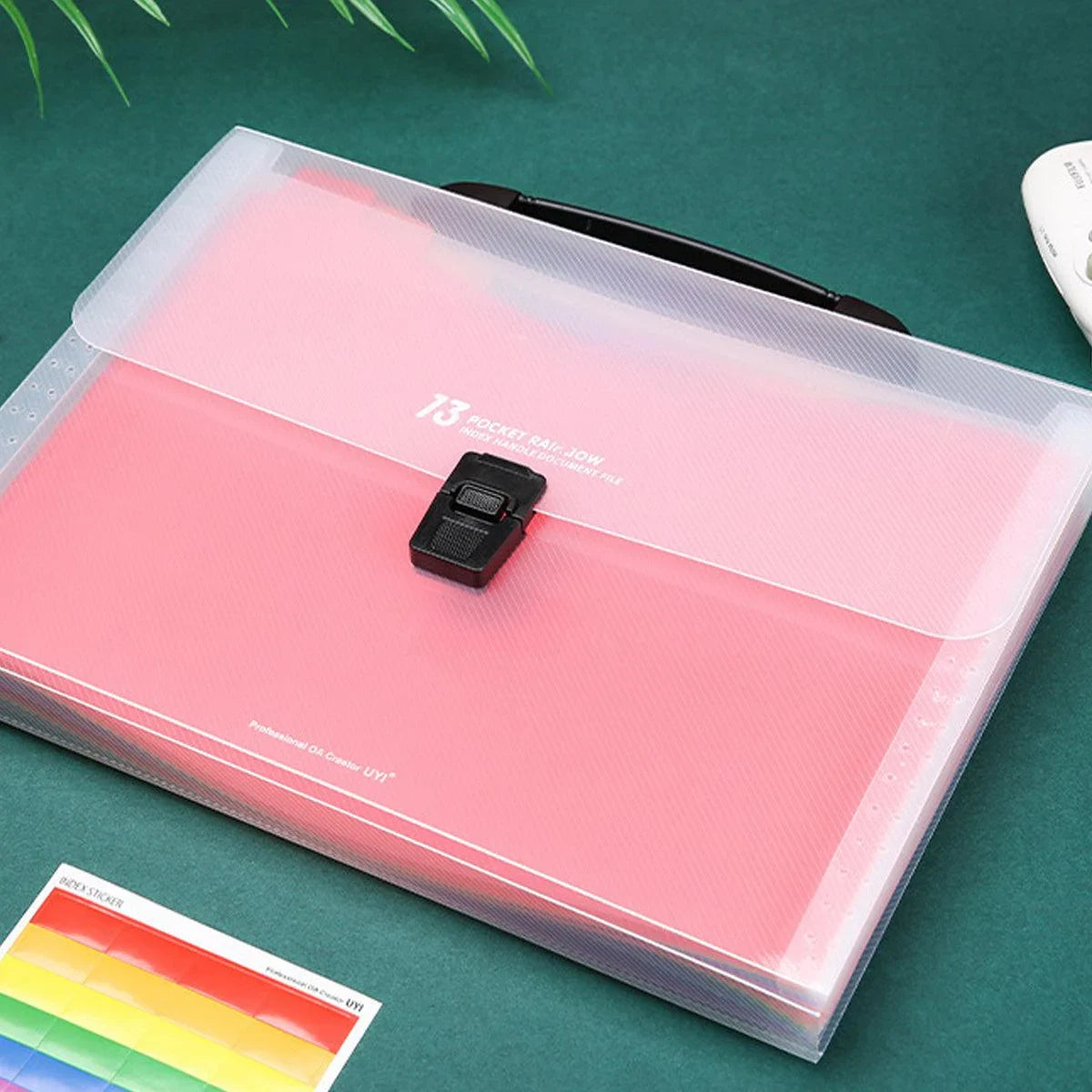 A4 Folder Large Capacity Portable File Bag 1Pack