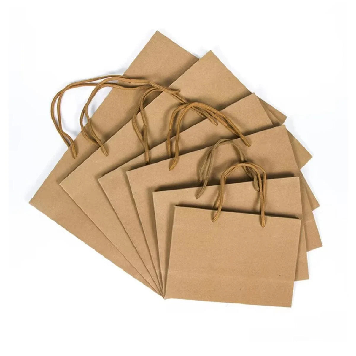 Paper Gift Bags Kraft Handbag 25PCS
