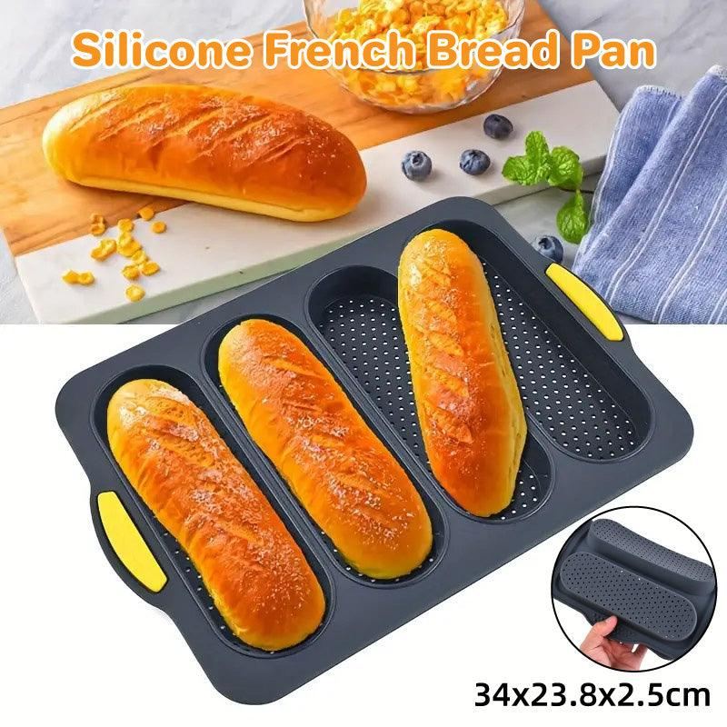 Silicone Cake Mould Oval 4 Compartment Baking Pan