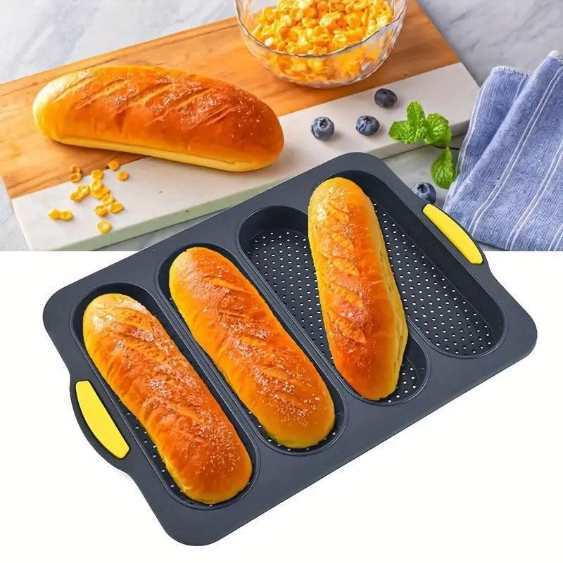 Silicone Cake Mould Oval 4 Compartment Baking Pan
