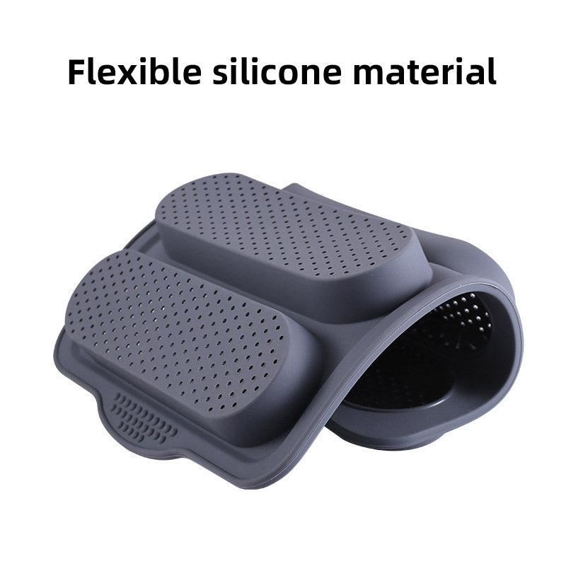 Silicone Cake Mould Oval 4 Compartment Baking Pan