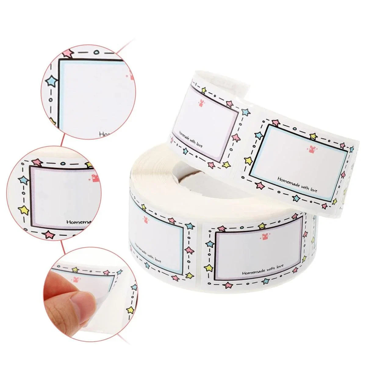 Colour Border Name Label Category Tag Sticker