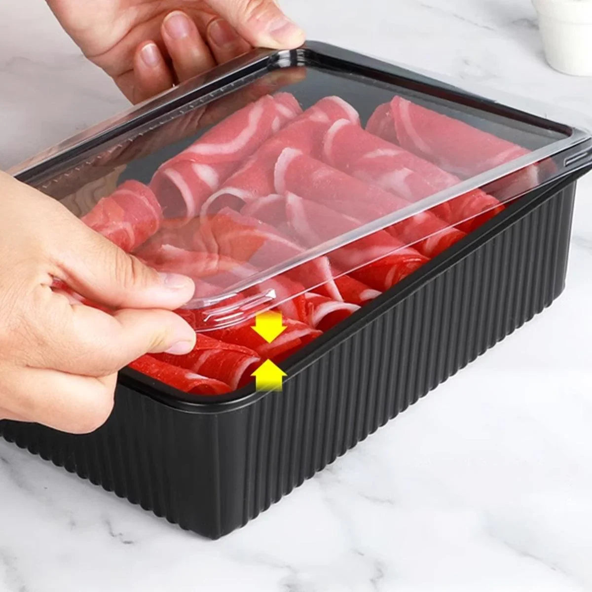 Meat Roll Packing Box Frozen Meat Container 100PCS