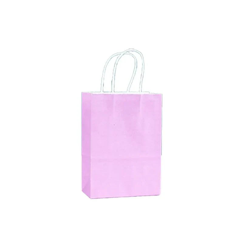 Kraft Carry Shopping Paper Bags 20PCS 12Colours