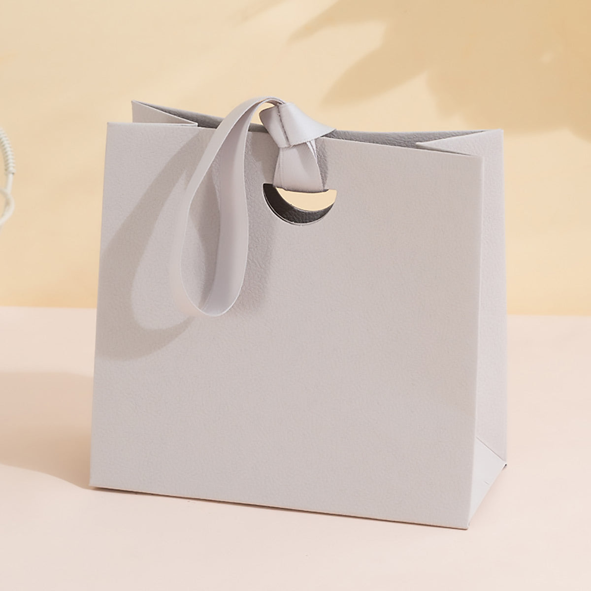 4PCS Paper Gift Bags with Ribbon Handles for Party Favors