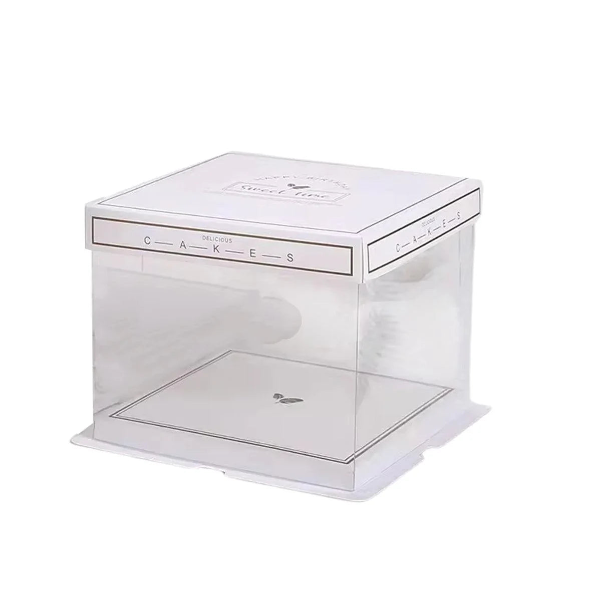 Clear Cake Food Packaging Box 10PCS