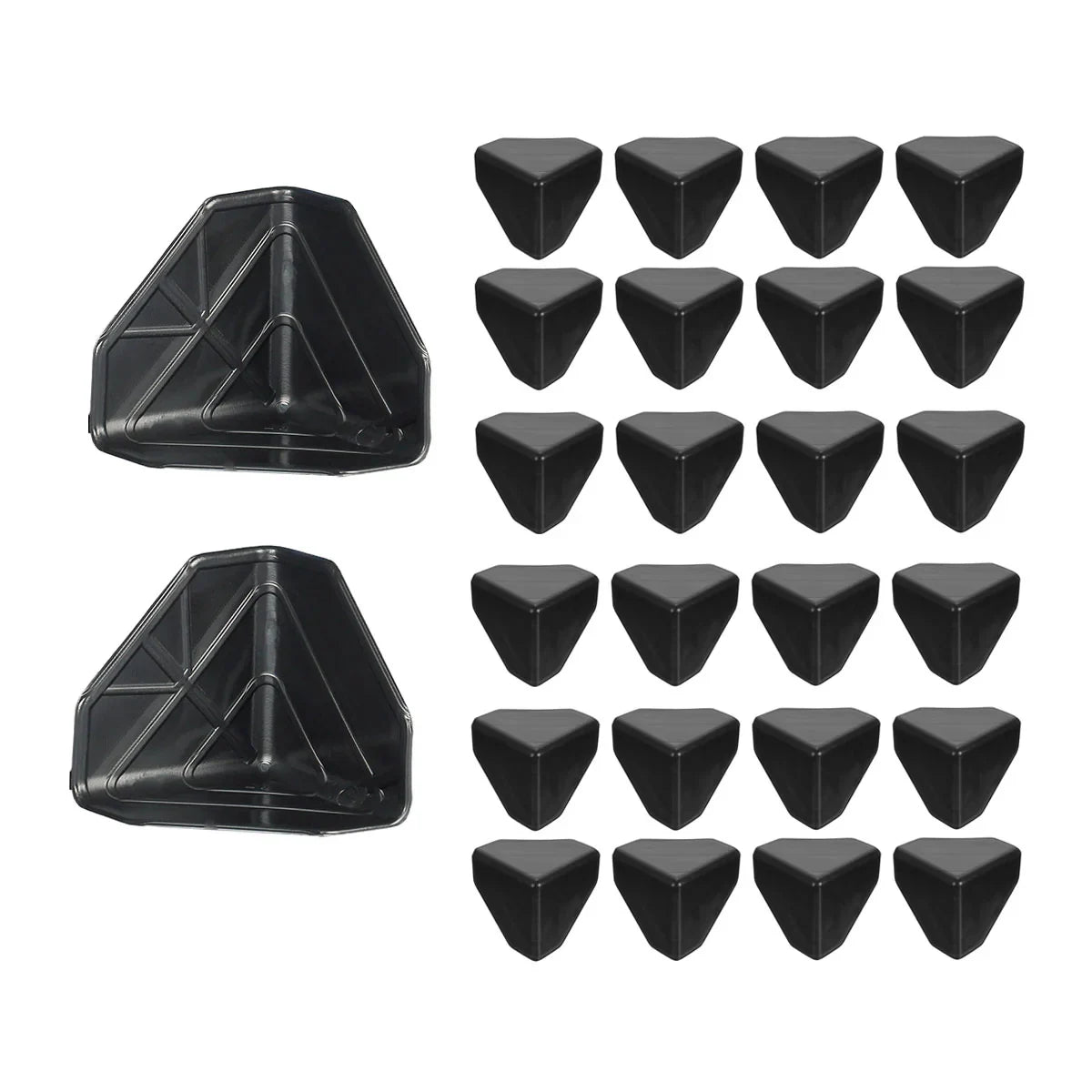 200pcs Plastic Corner Protectors for Carton Box Edges