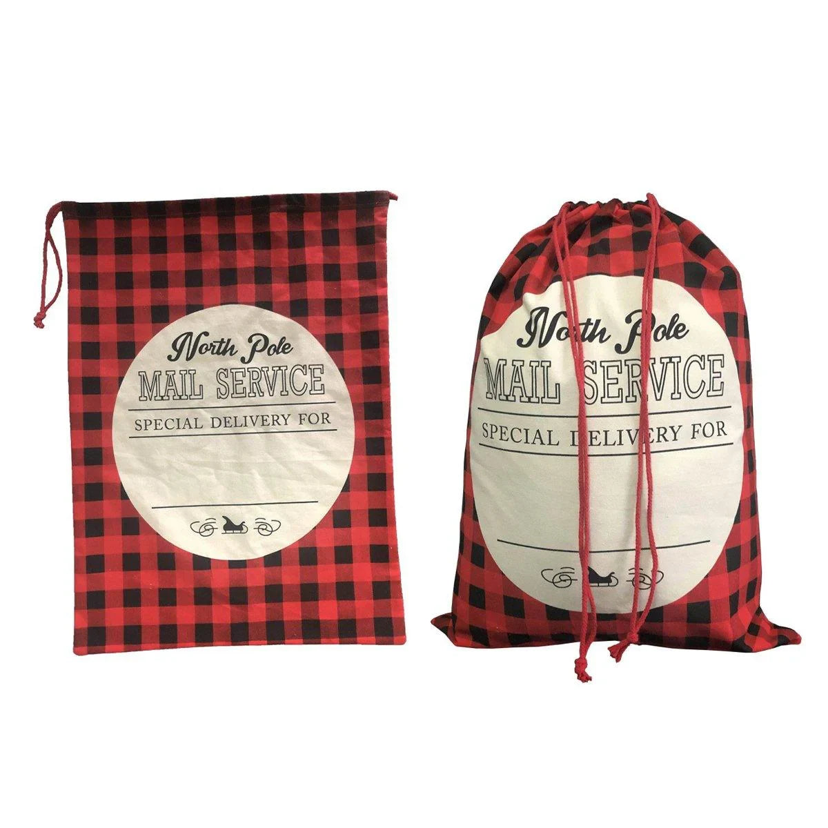Add a rustic touch to your holiday celebrations with this charming Plaid Christmas Gift Bag.