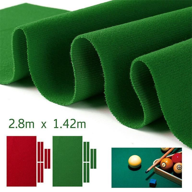 Pool table felt in vibrant colours