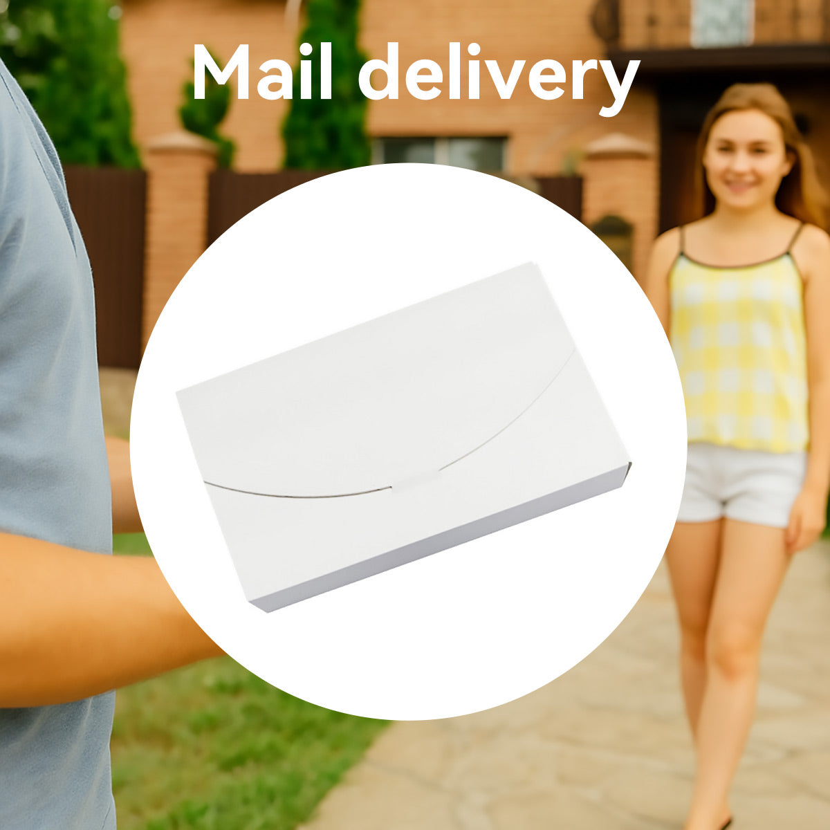 30PCS Envelope Style Folding Box White Cardboard for Wedding Favors