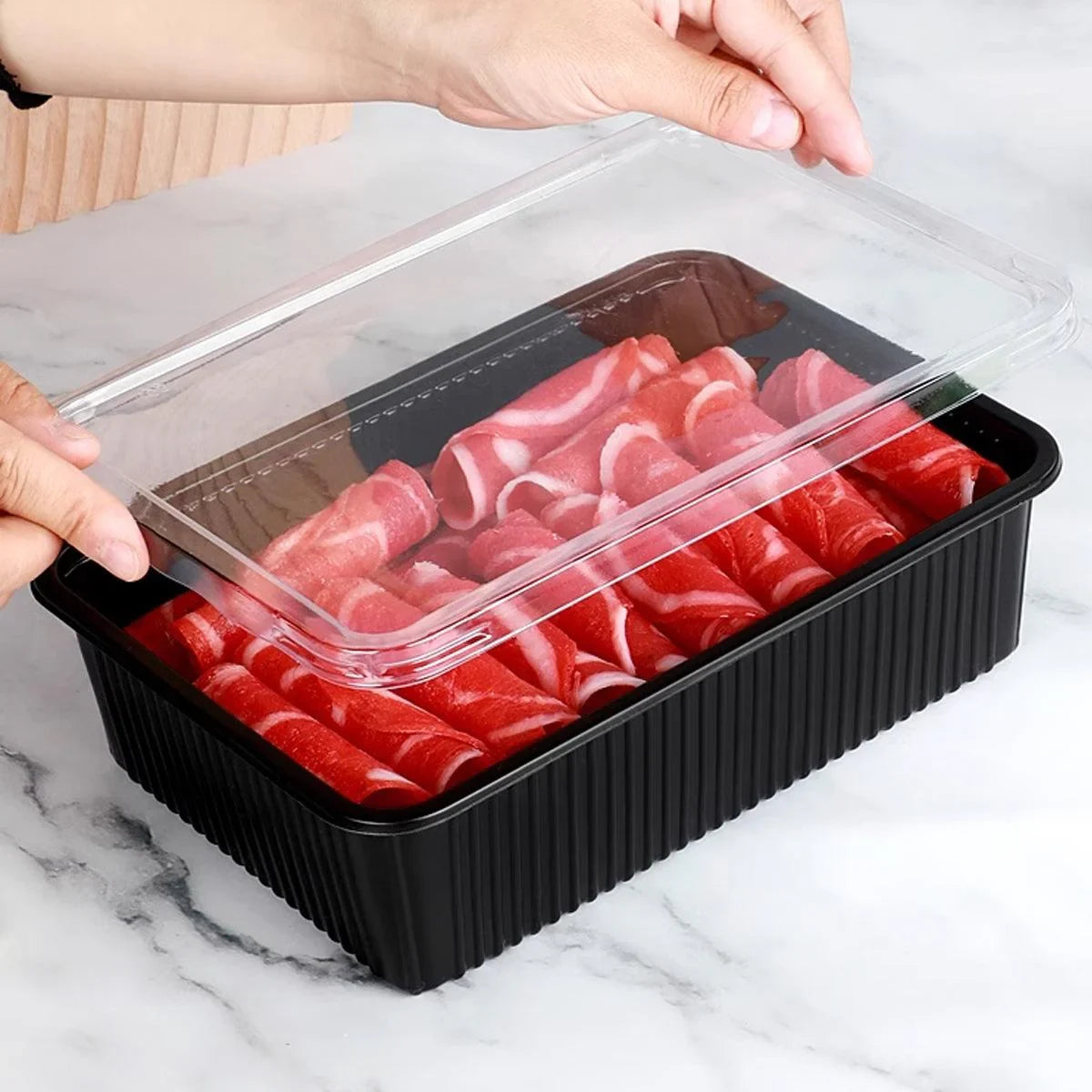 Meat Roll Packing Box Frozen Meat Container 100PCS
