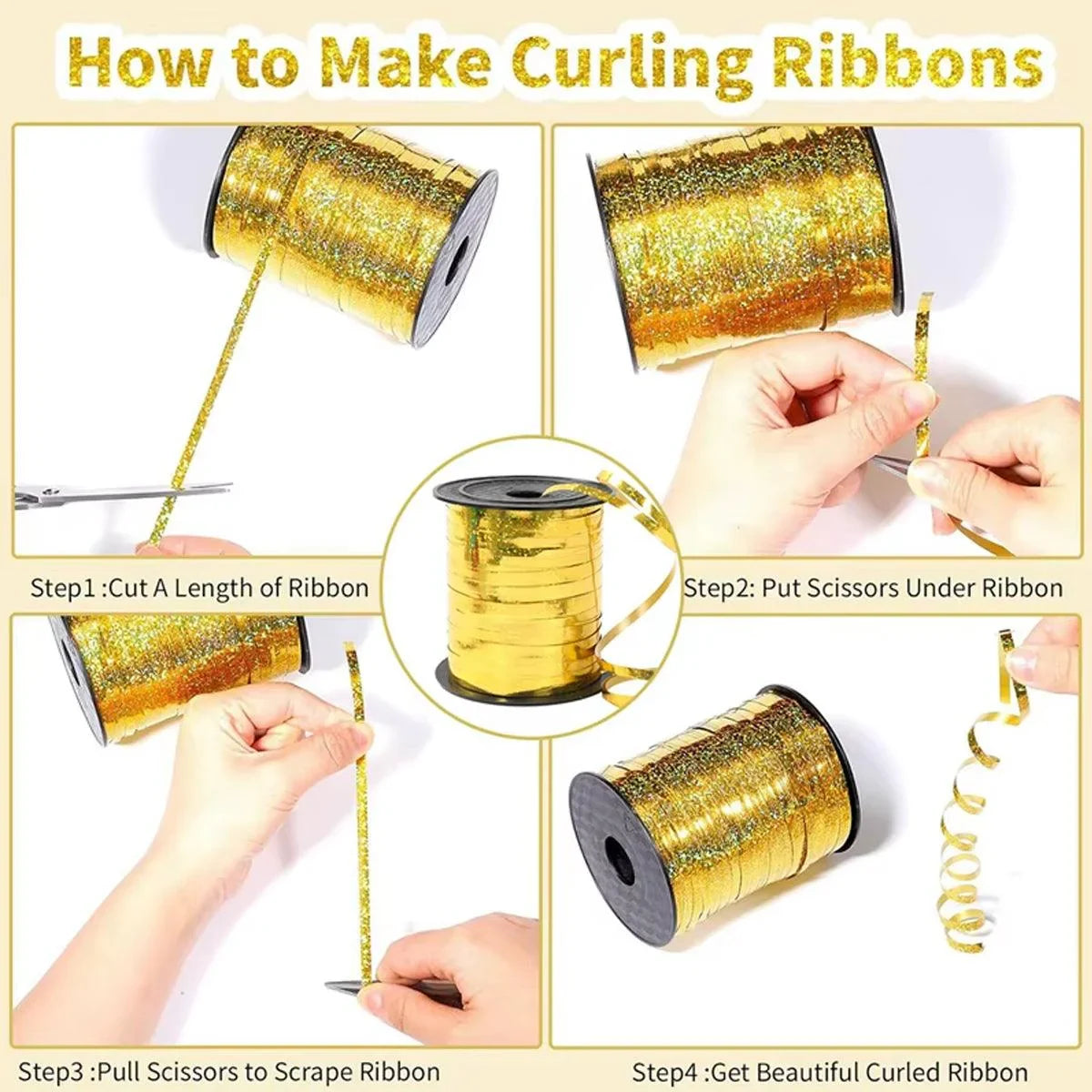 Balloon Ribbon Curling Gift Wrap 1Roll