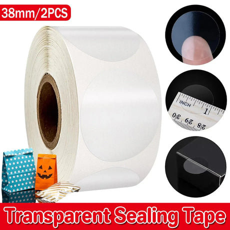 Transparent Seal Stickers 2PCS