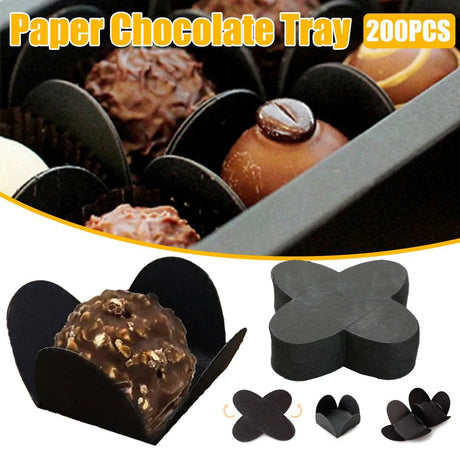 Food-Grade Paper Folding Display Trays 200PCS