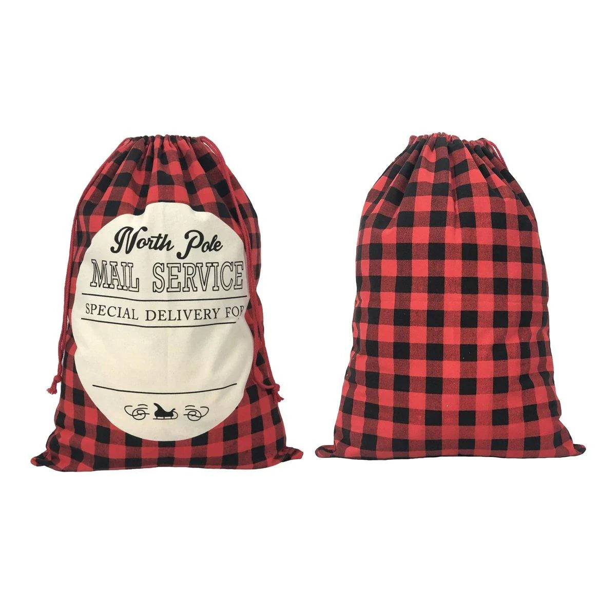 Add a rustic touch to your holiday celebrations with this charming Plaid Christmas Gift Bag.