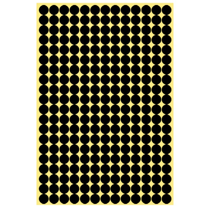 8/13/25/50mm Round Sticker Dots Adhesive Labels Neutral