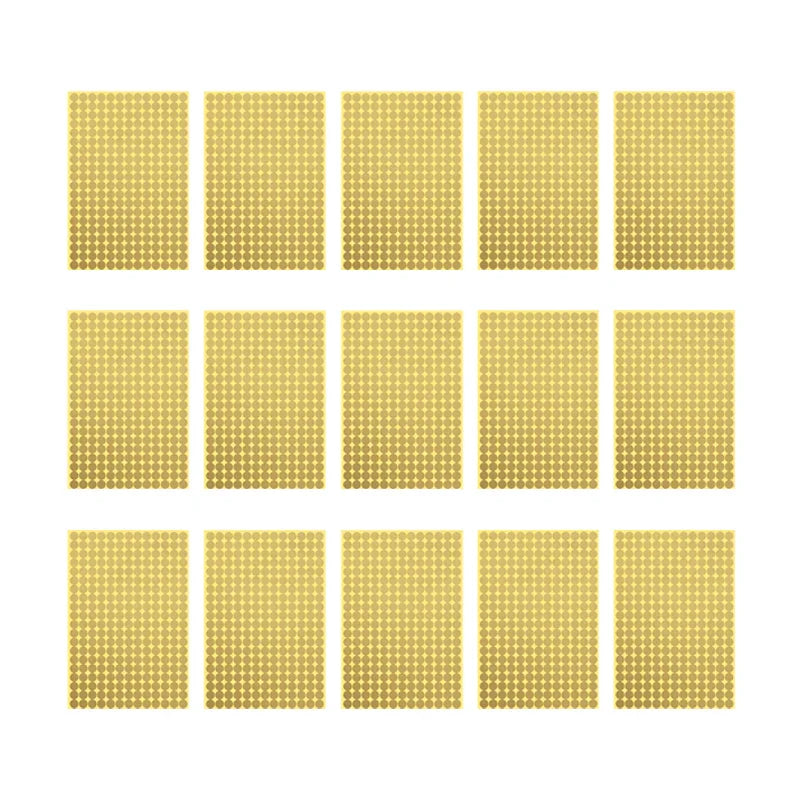 8/13/25/50mm Round Sticker Dots Adhesive Labels Neutral
