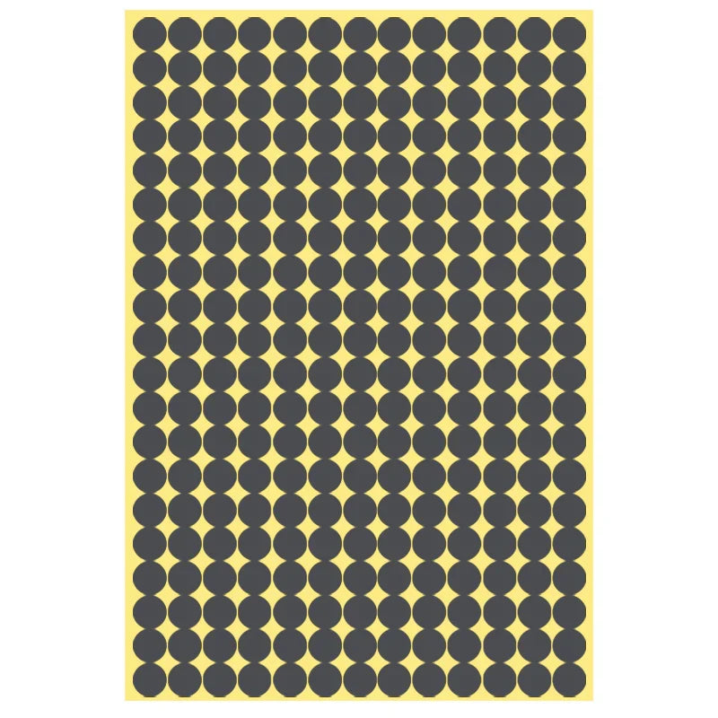 8/13/25/50mm Round Sticker Dots Adhesive Labels Neutral