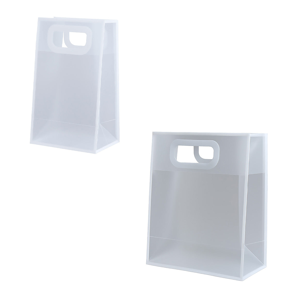 20PCS Clear PP Plastic Gift Bags with Handles for Party Favors
